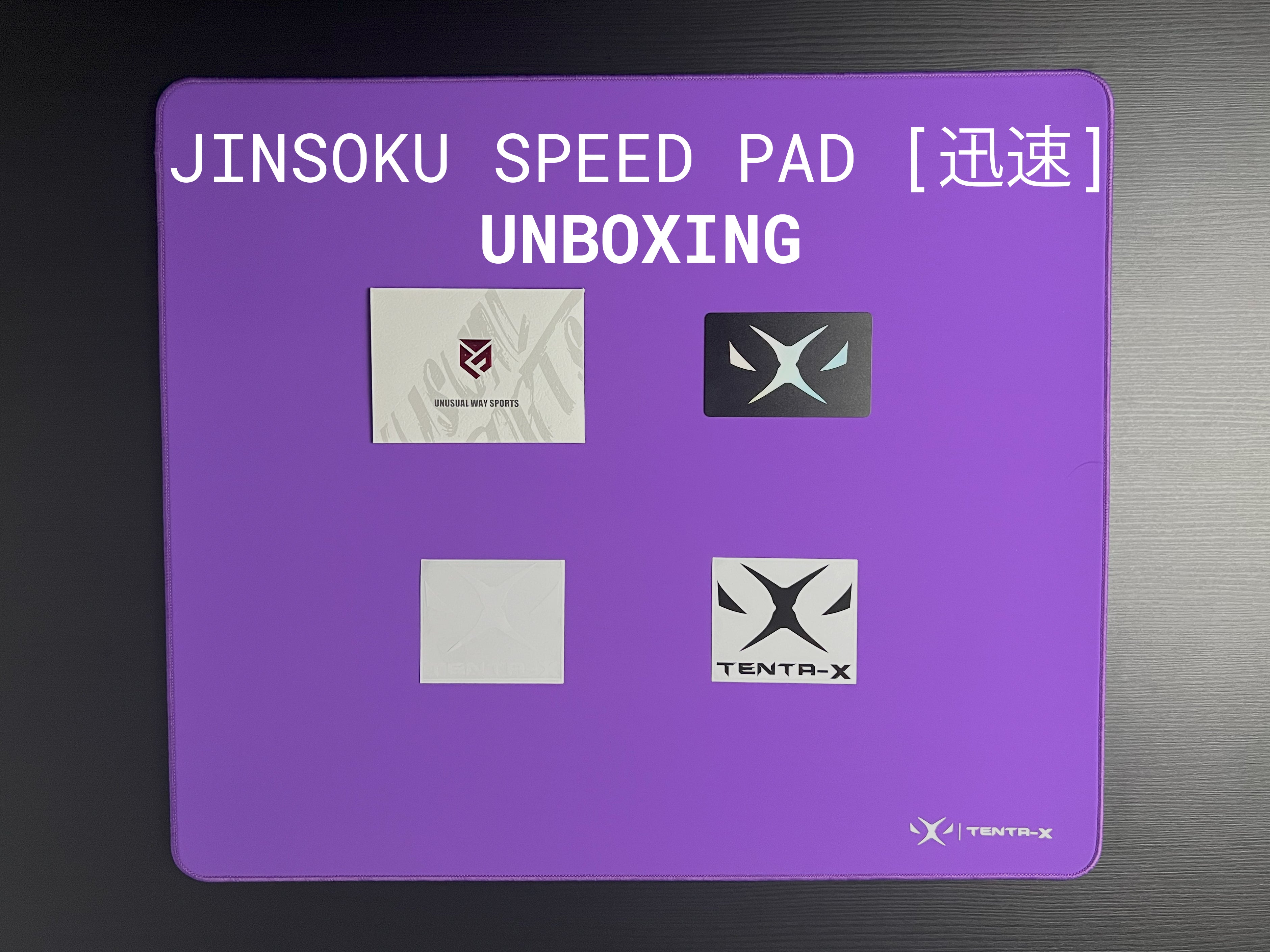 Jinsoku (迅速) Speed Mousepad – Tenta-X